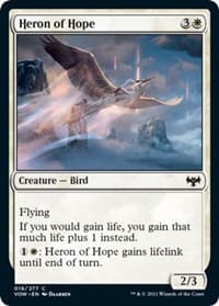 Heron of Hope - Innistrad: Crimson Vow - Magic: The Gathering card