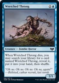 Wretched Throng - Innistrad: Crimson Vow - Magic: The Gathering card
