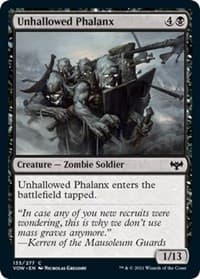 Unhallowed Phalanx - Innistrad: Crimson Vow - Magic: The Gathering card