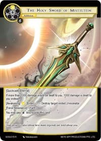 The Holy Sword of Misteltein - Game of Gods - Force of Will card