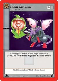 Release Event Medal (Nightfall) - Medals - MetaZoo card