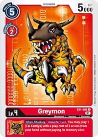 Greymon - Classic Collection - Digimon Card Game card