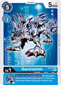 Garurumon - Classic Collection - Digimon Card Game card