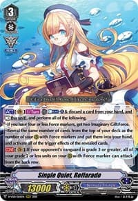 Single Quiet, Refiarade - D-VS01: V Clan Collection Vol.1 - Cardfight Vanguard card