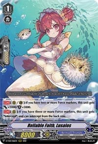 Reliable Faith, Lusalos - D-VS01: V Clan Collection Vol.1 - Cardfight Vanguard card