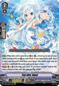 Top Idol, Aqua - D-VS01: V Clan Collection Vol.1 - Cardfight Vanguard card