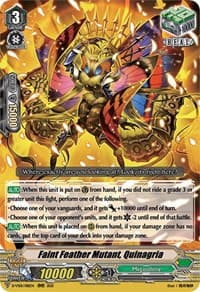 Faint Feather Mutant, Quinagria - D-VS01: V Clan Collection Vol.1 - Cardfight Vanguard card