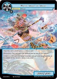 Water Mage of Ma'at - Game of Gods - Force of Will card