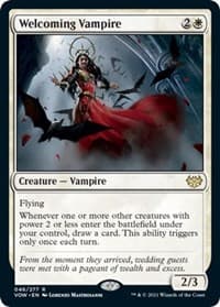 Welcoming Vampire - Innistrad: Crimson Vow - Magic: The Gathering card