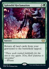 Splendid Reclamation - Innistrad: Crimson Vow - Magic: The Gathering card