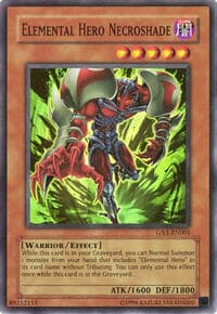 Elemental Hero Necroshade - GX Duel Academy GBA Promo - YuGiOh card
