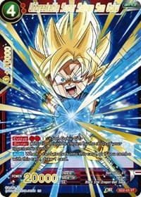 Unbreakable Super Saiyan Son Goku (Gold Stamped) - Mythic Booster - Dragon Ball Super: Masters card