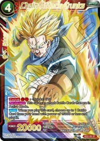 Chain Attack Trunks (Gold Stamped) - Mythic Booster - Dragon Ball Super: Masters card