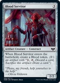 Blood Servitor - Innistrad: Crimson Vow - Magic: The Gathering card