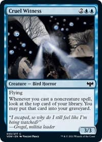 Cruel Witness - Innistrad: Crimson Vow - Magic: The Gathering card
