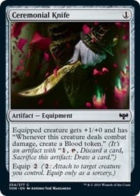 Ceremonial Knife - Innistrad: Crimson Vow - Magic: The Gathering card