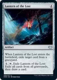 Lantern of the Lost - Innistrad: Crimson Vow - Magic: The Gathering card