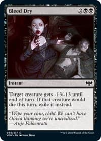 Bleed Dry - Innistrad: Crimson Vow - Magic: The Gathering card