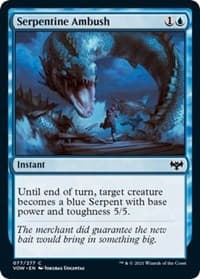 Serpentine Ambush - Innistrad: Crimson Vow - Magic: The Gathering card