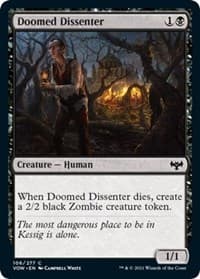 Doomed Dissenter - Innistrad: Crimson Vow - Magic: The Gathering card
