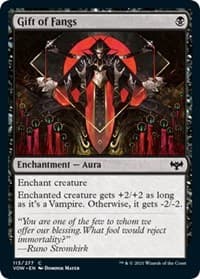 Gift of Fangs - Innistrad: Crimson Vow - Magic: The Gathering card