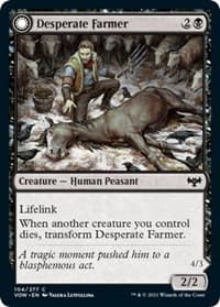 Desperate Farmer - Innistrad: Crimson Vow - Magic: The Gathering card