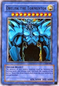 Obelisk the Tormentor (Ultra Rare) - Yu-Gi-Oh! Duel Monsters International: Worldwide Edition - YuGiOh card