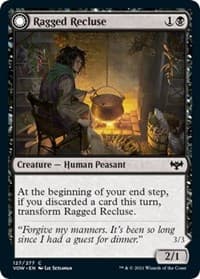Ragged Recluse - Innistrad: Crimson Vow - Magic: The Gathering card