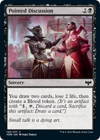 Pointed Discussion - Innistrad: Crimson Vow - Magic: The Gathering card