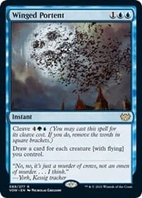 Winged Portent - Innistrad: Crimson Vow - Magic: The Gathering card