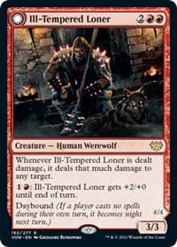 Ill-Tempered Loner - Innistrad: Crimson Vow - Magic: The Gathering card