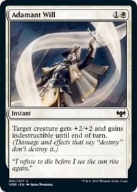 Adamant Will - Innistrad: Crimson Vow - Magic: The Gathering card