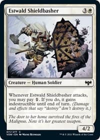 Estwald Shieldbasher - Innistrad: Crimson Vow - Magic: The Gathering card