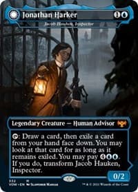 Jonathan Harker - Jacob Hauken, Inspector - Innistrad: Crimson Vow - Magic: The Gathering card