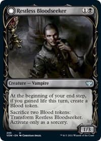 Restless Bloodseeker (Showcase) - Innistrad: Crimson Vow - Magic: The Gathering card
