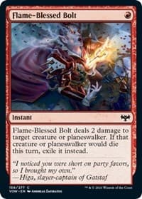 Flame-Blessed Bolt - Innistrad: Crimson Vow - Magic: The Gathering card