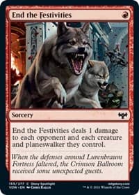 End the Festivities - Innistrad: Crimson Vow - Magic: The Gathering card