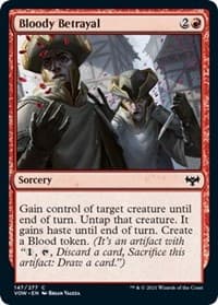 Bloody Betrayal - Innistrad: Crimson Vow - Magic: The Gathering card