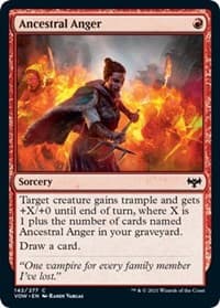 Ancestral Anger - Innistrad: Crimson Vow - Magic: The Gathering card