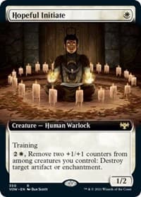Hopeful Initiate (Extended Art) - Innistrad: Crimson Vow - Magic: The Gathering card