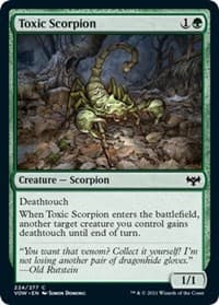 Toxic Scorpion - Innistrad: Crimson Vow - Magic: The Gathering card