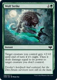 Wolf Strike - Innistrad: Crimson Vow - Magic: The Gathering card