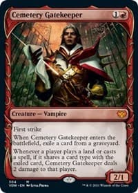 Cemetery Gatekeeper (Showcase) - Innistrad: Crimson Vow - Magic: The Gathering card