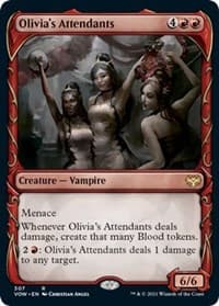 Olivia's Attendants (Showcase) - Innistrad: Crimson Vow - Magic: The Gathering card