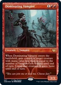 Dominating Vampire - Play Promos - Magic: The Gathering card