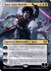 Kaya, Geist Hunter (Borderless) - Innistrad: Crimson Vow - Magic: The Gathering card