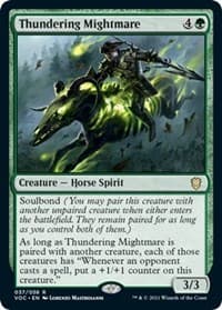 Thundering Mightmare - Commander: Innistrad: Crimson Vow - Magic: The Gathering card