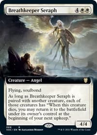 Breathkeeper Seraph (Extended Art) - Commander: Innistrad: Crimson Vow - Magic: The Gathering card