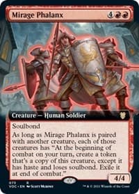 Mirage Phalanx (Extended Art) - Commander: Innistrad: Crimson Vow - Magic: The Gathering card