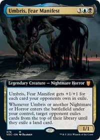 Umbris, Fear Manifest (Extended Art) - Commander: Innistrad: Crimson Vow - Magic: The Gathering card